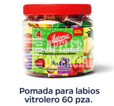 MERCERIA POMADA PARA LABIOS JALOMA C/60